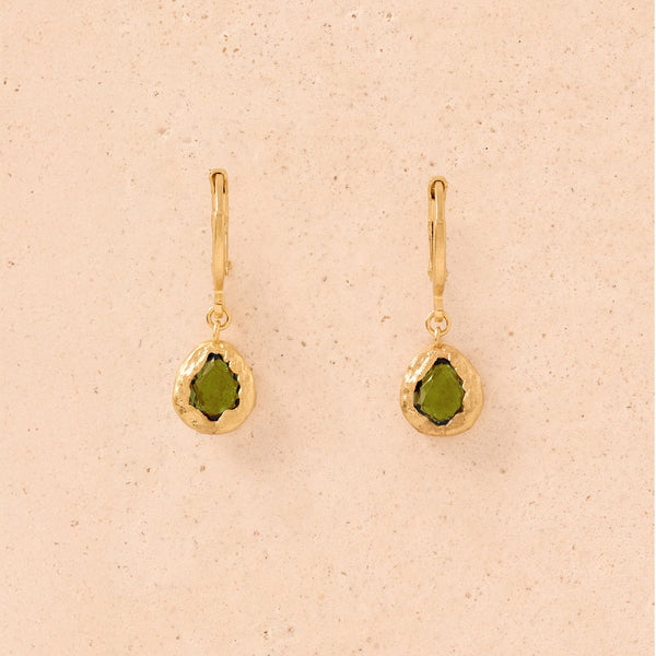 Lysia Dark Green Earrings