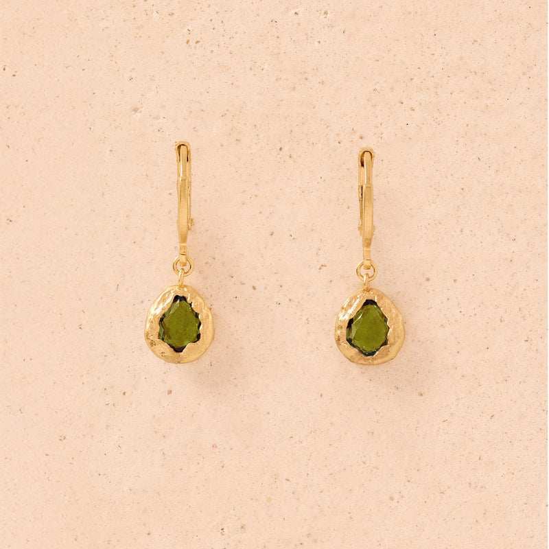 Lysia Dark Green Earrings