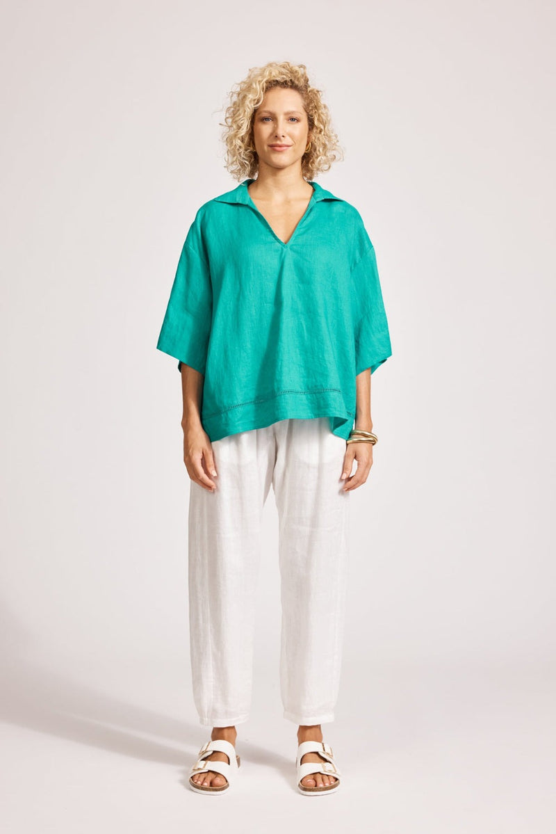 Miramar Collared Top