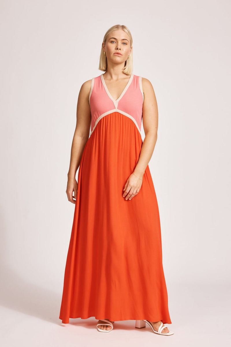 Alegria Spliced Maxi Dress