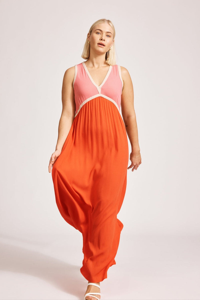 Alegria Spliced Maxi Dress