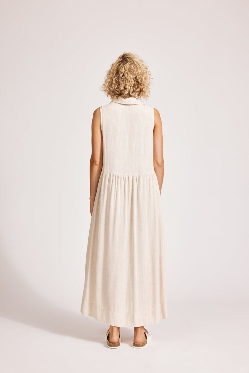 Alesia Sleeveless Shirt Dress