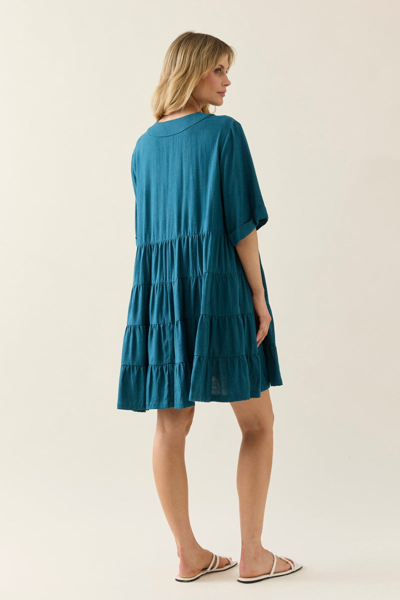 Ingrid Button Dress
