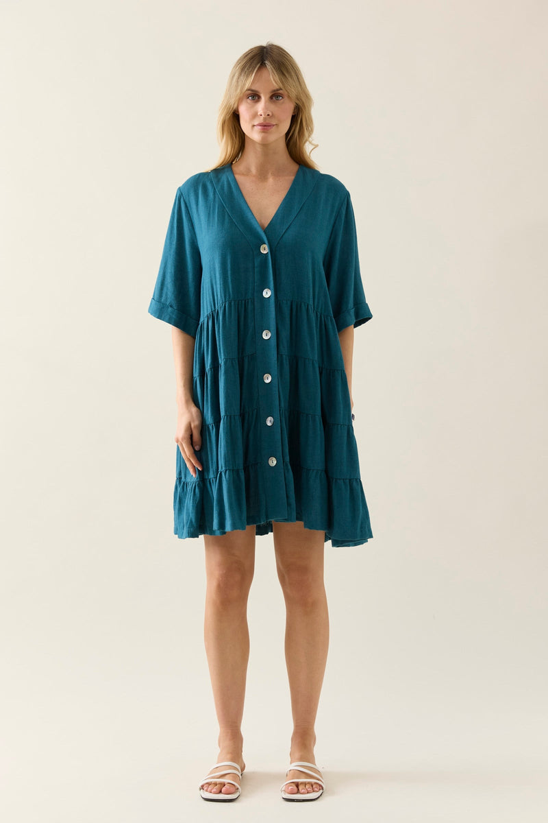 Ingrid Button Dress