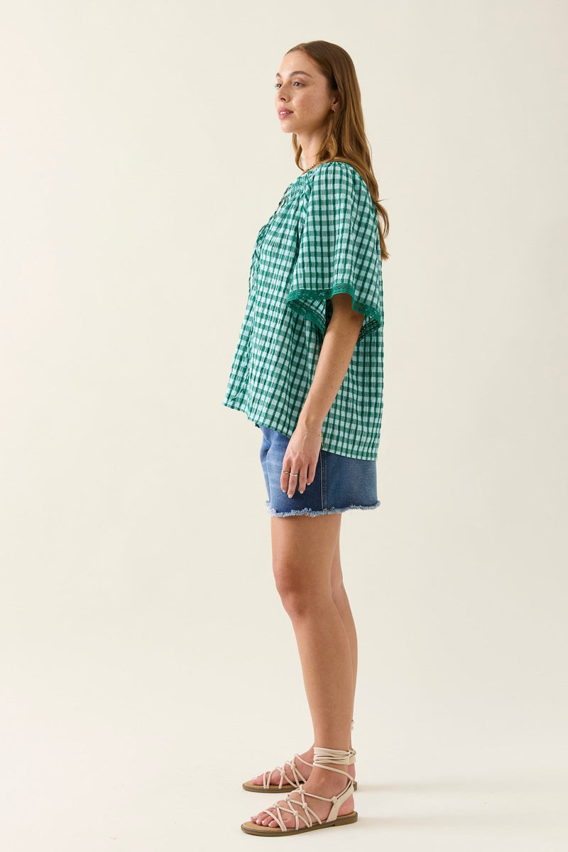 Esther Shirred Top