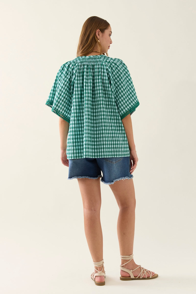 Esther Shirred Top