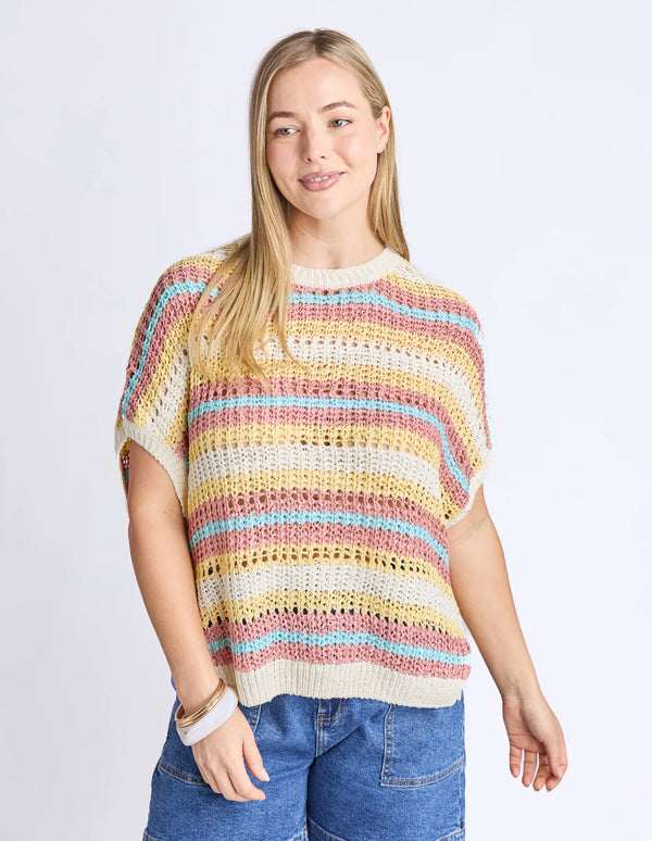 Striped Knit Top