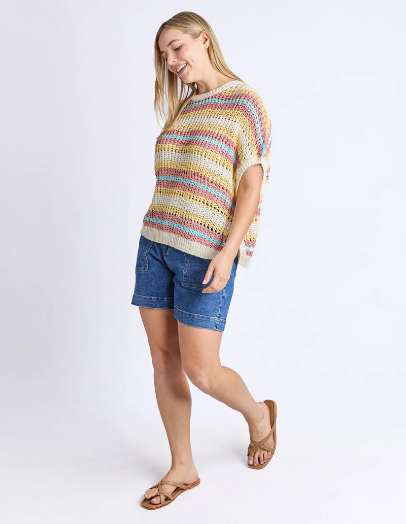 Striped Knit Top