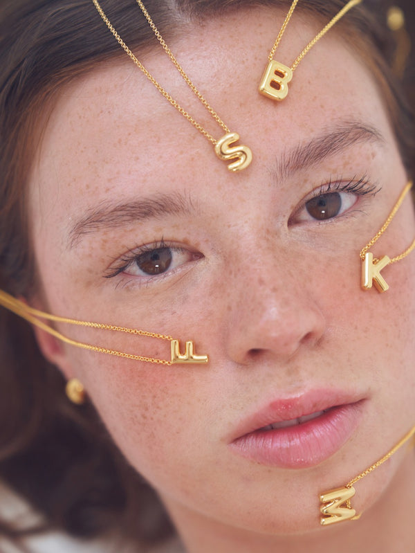 Bubble Letter Necklace