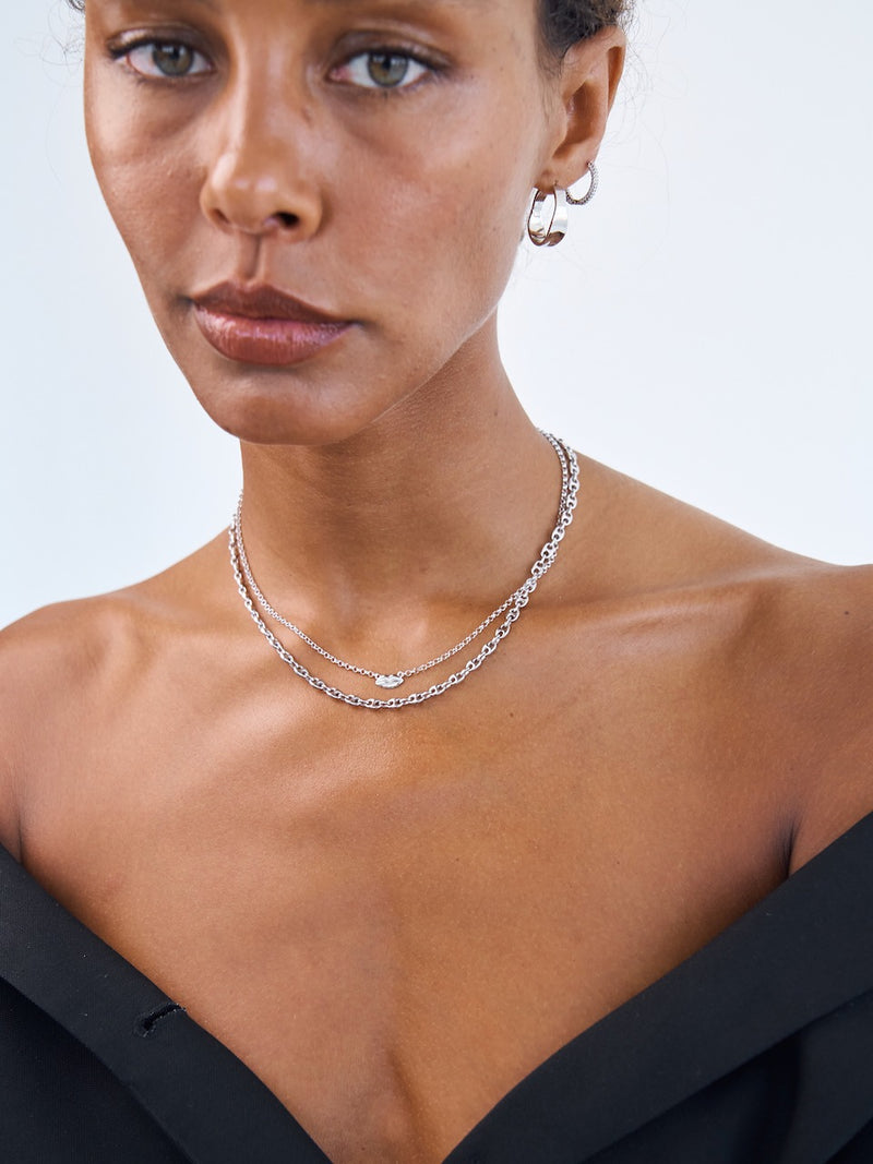 Dita Hoops Silver