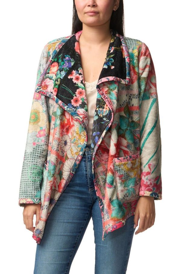 Joan Wrap Sherpa Jacket