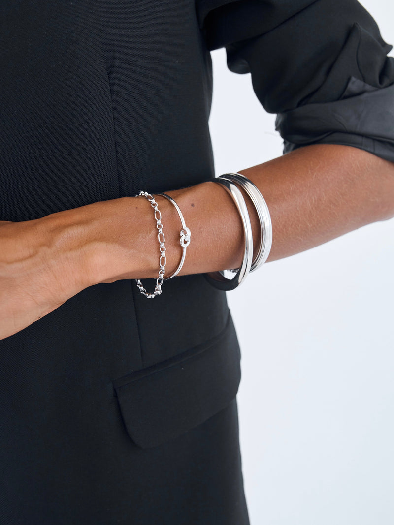 Cristabel Bangle Silver