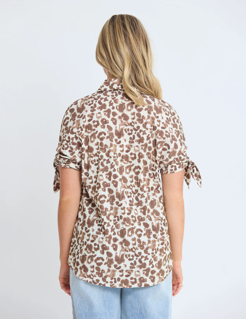 Leo Blouse Summer Leopard