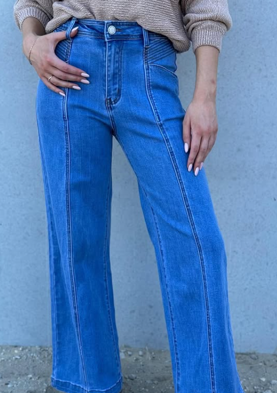 Stitched Panel Jean