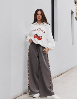 Contrast Trim Pant