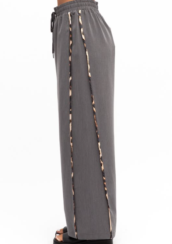 Contrast Trim Pant