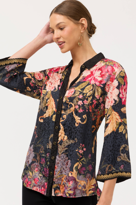 Kimono Sleeve Shirt - Cherie