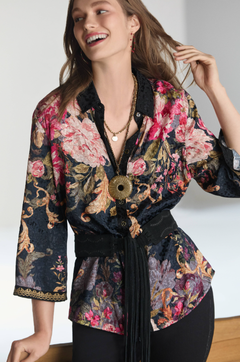 Kimono Sleeve Shirt - Cherie